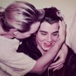Gavin Rossdale affectionally kissed and hugged by lover, singer Marilyn