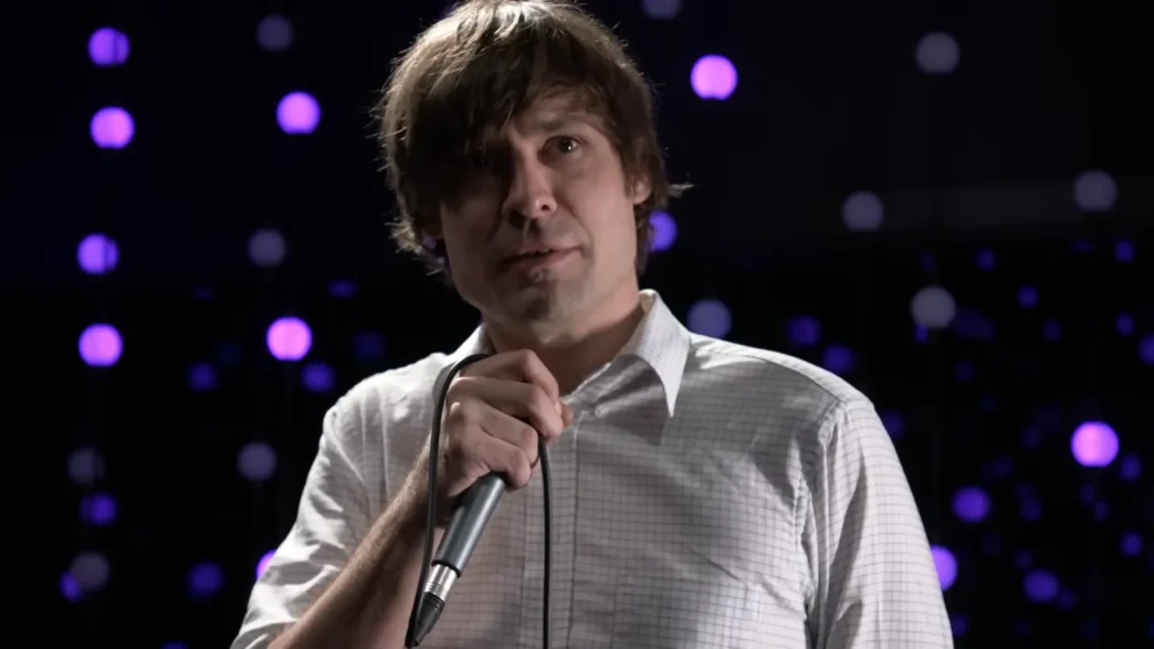 John Maus photographed during his KEXP in-studio session in Seattle