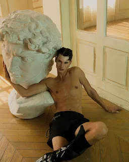 Dion Gerbers in the Gentleman editorial for FY Magazine photographed by Songweixiansen