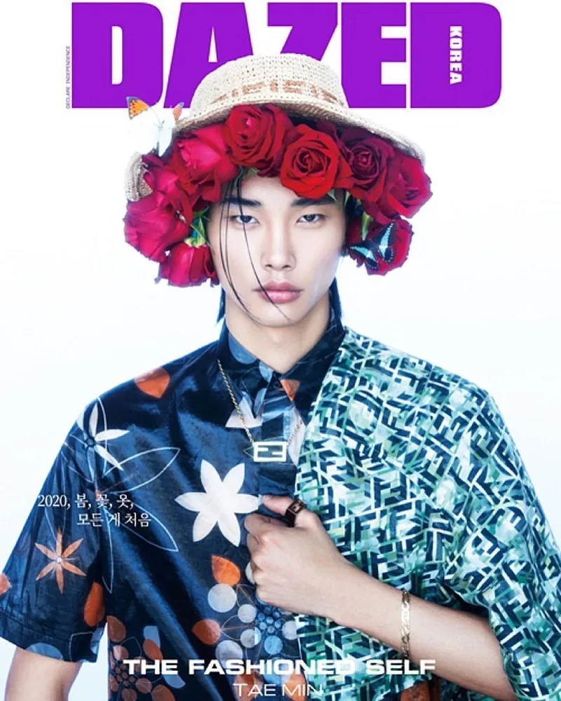 TAE MIN PARK MODELS FENDI FOR DAZED KOREA COVER STORY