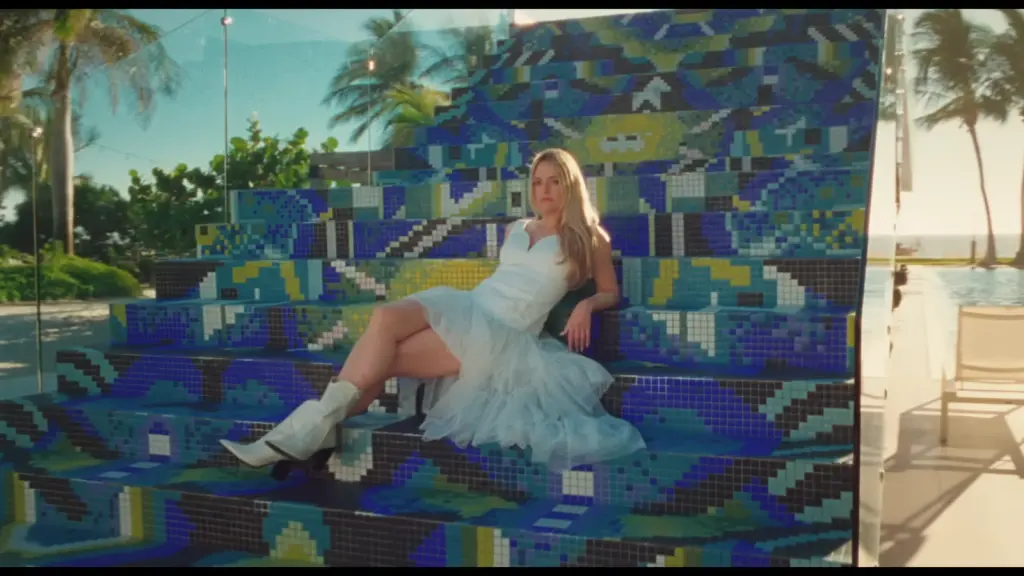 Still from Ashe’s 2022 “Another Man’s Jeans” music video