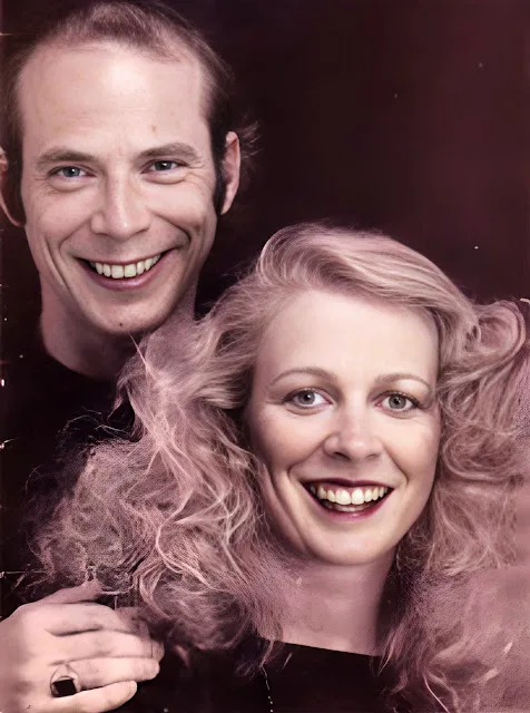 Denis LePage of Lime with Denyse LePage in an archival portrait
