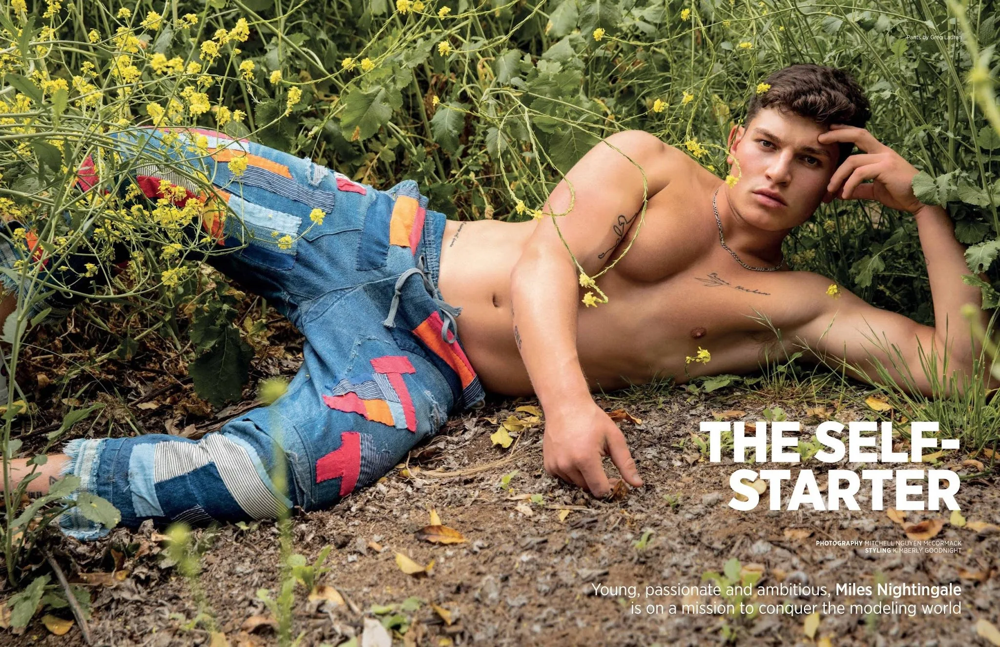INYIM Media Fashion Skin Tales: W/ Model Miles Nightingale Shot By Mitchell Nguyen McCormack For Indonesian Mag, DaMan.