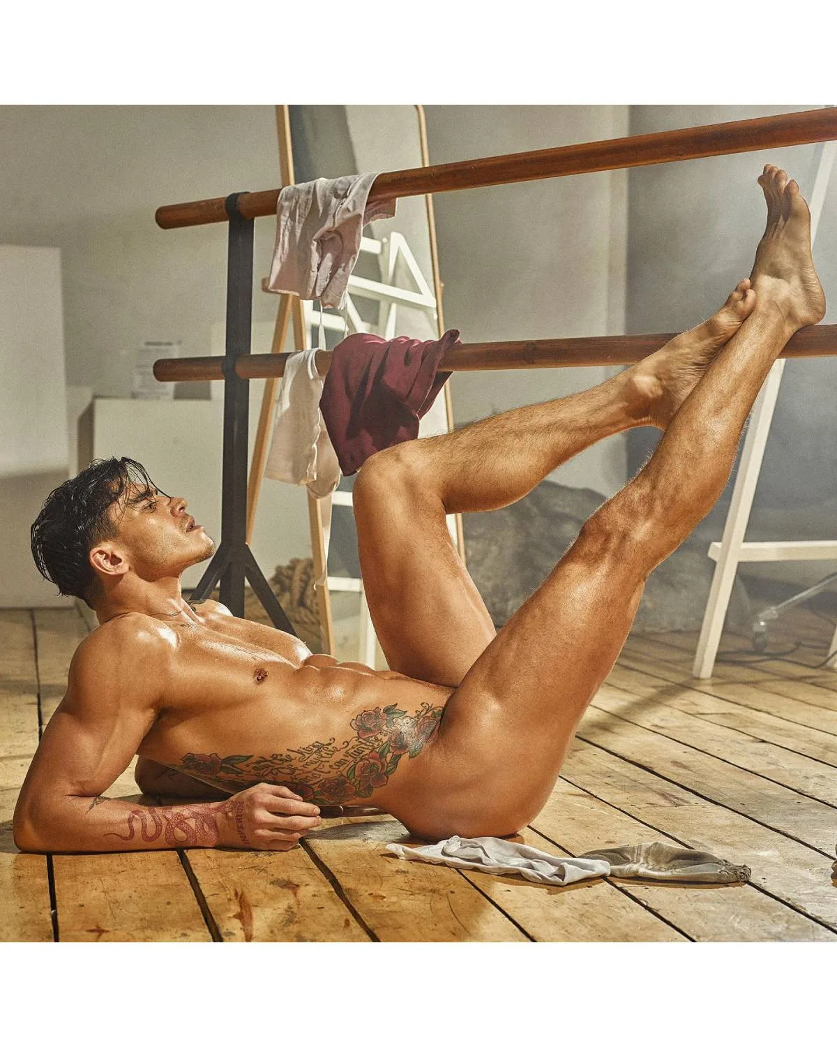 INYIM Media Fashion Skin Tales: W/ Dancer Aykhan Shinzhin Lensed By Serge Lee For Australian Magazine DNA.