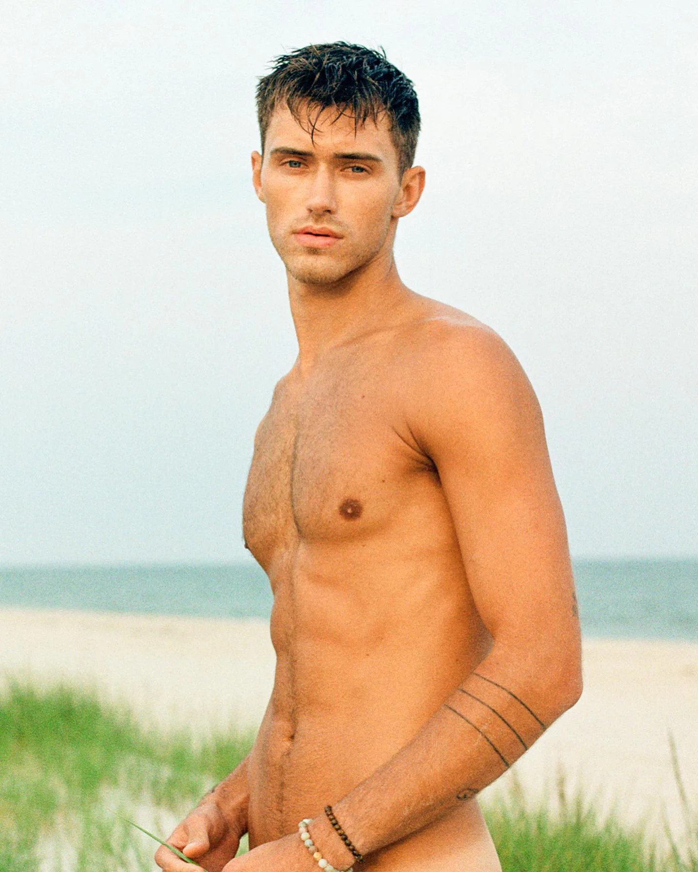 Jacob Dooley photographed outdoors on Fire Island by Chris Fucile for Yummy Issue 7