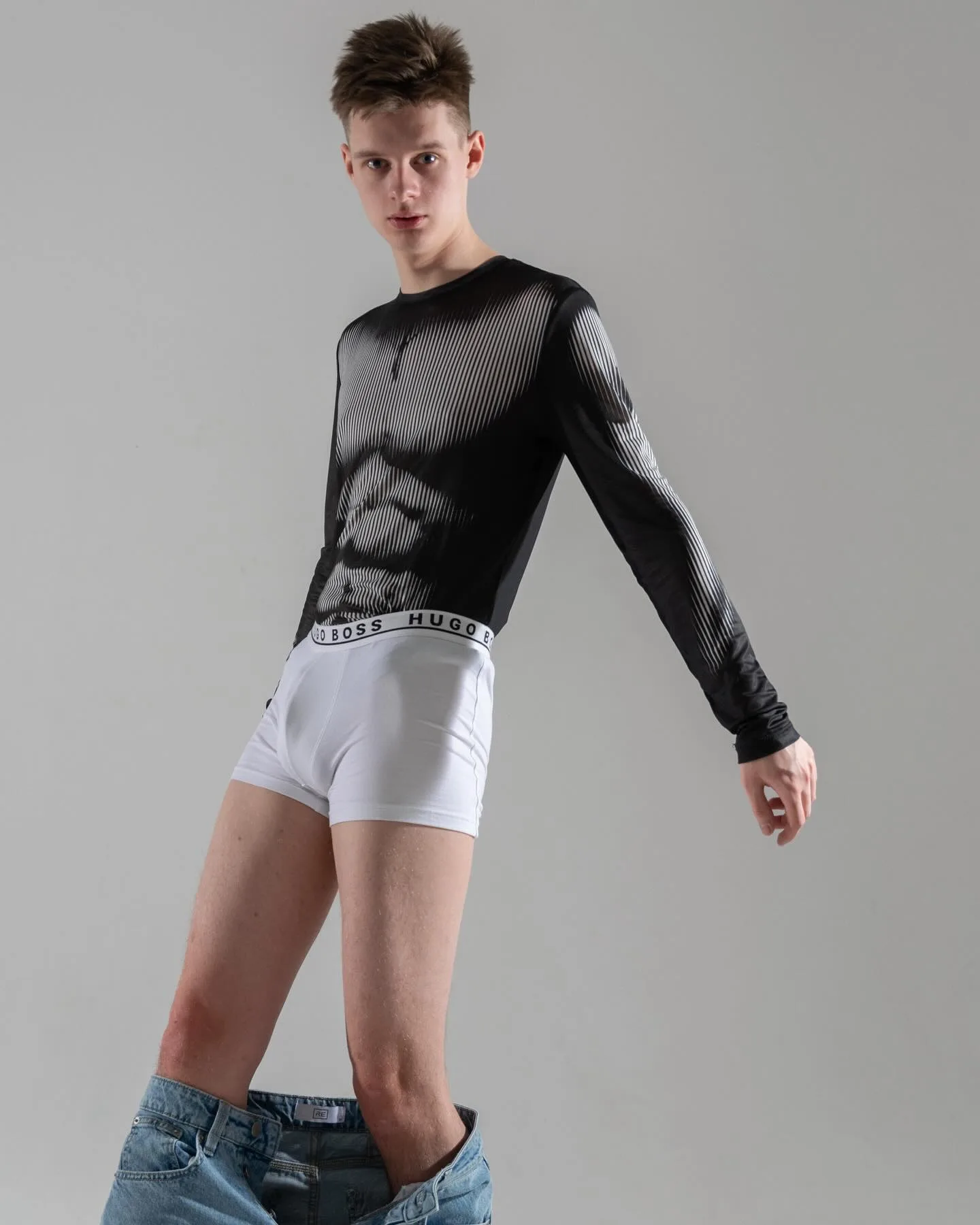 Gleb Smirnov captured by Alex Archangelskii in a clean fashion image