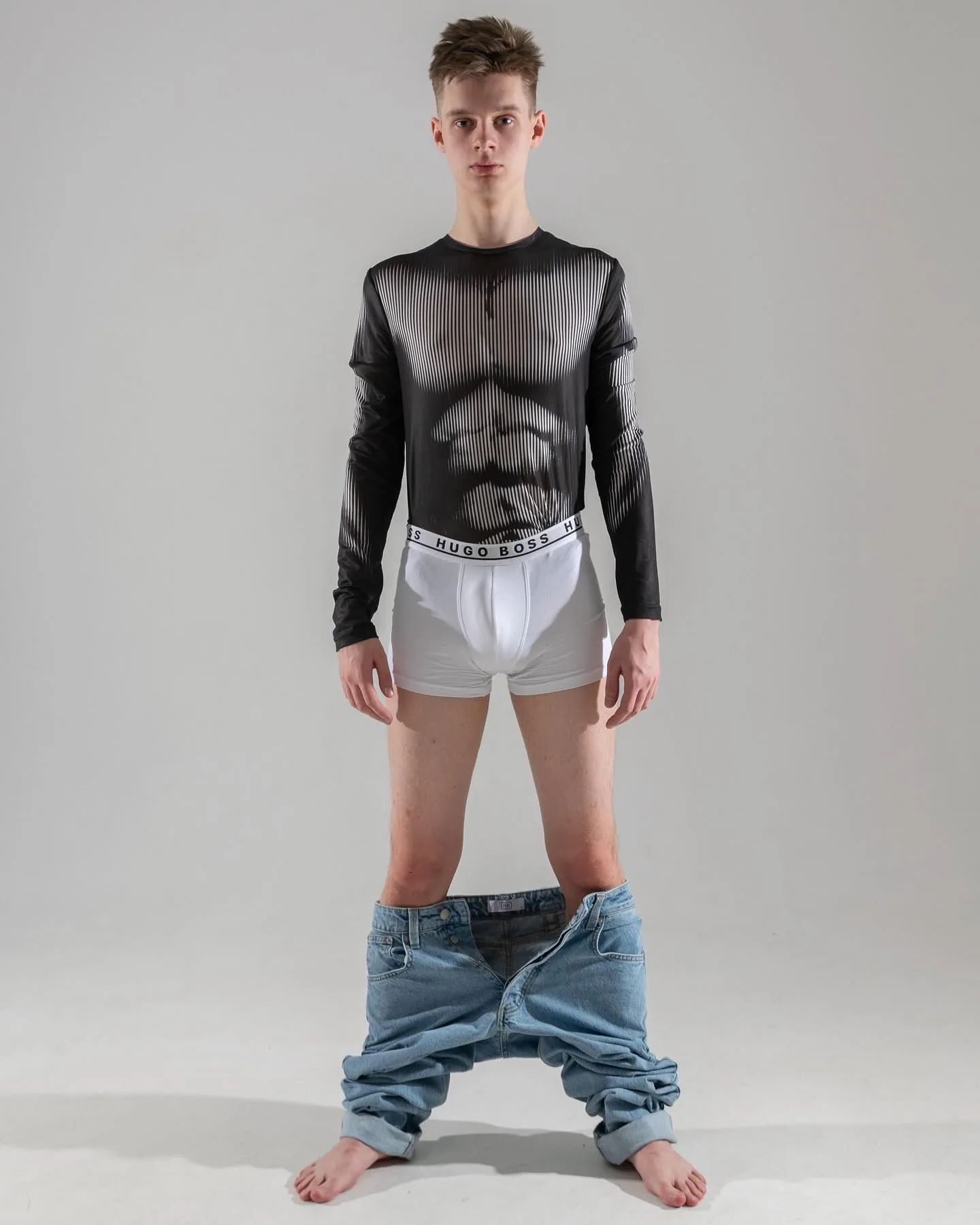 Gleb Smirnov lookbook image photographed by Alex Archangelskii