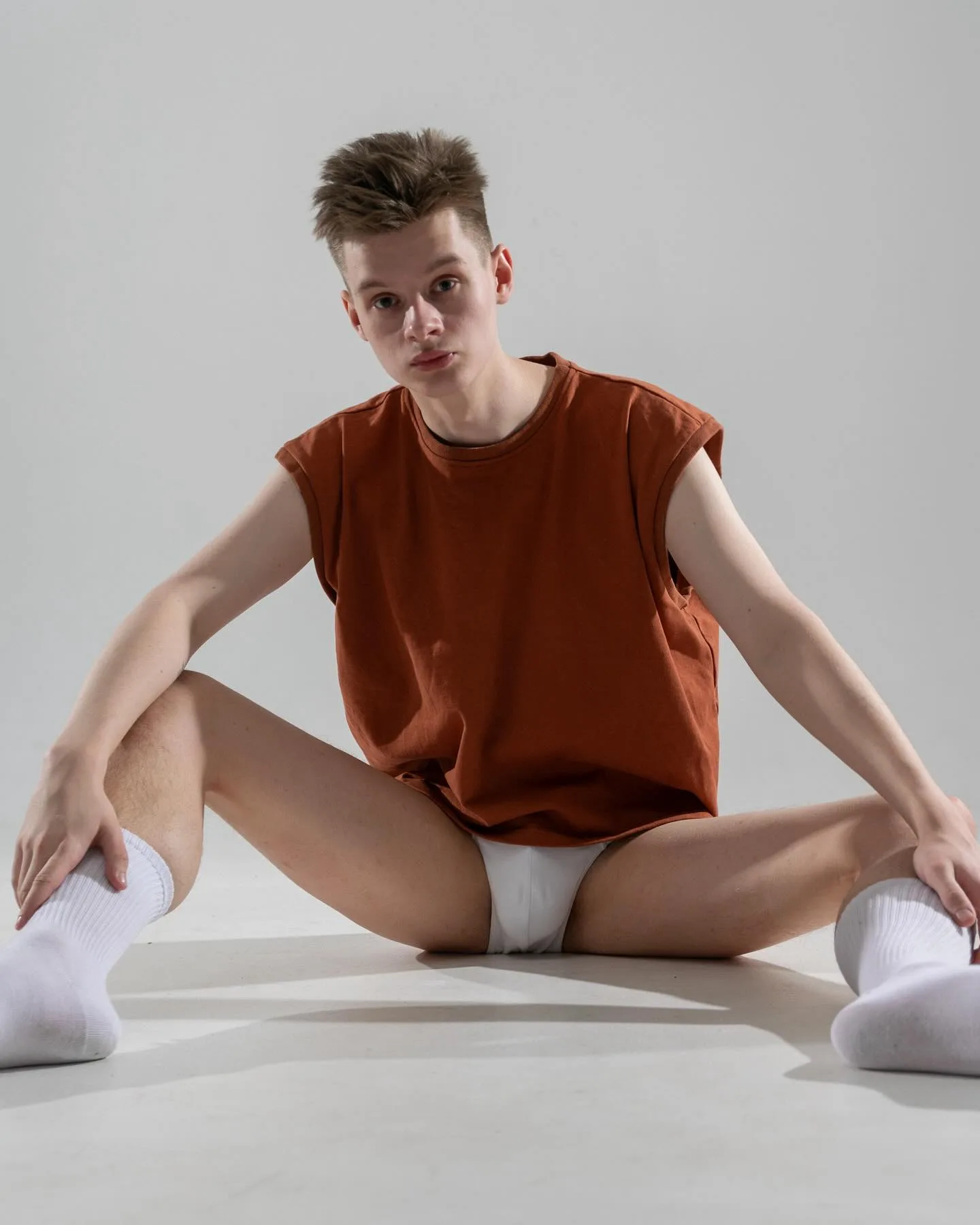 Gleb Smirnov photographed by Alex Archangelskii in a modern fashion lookbook