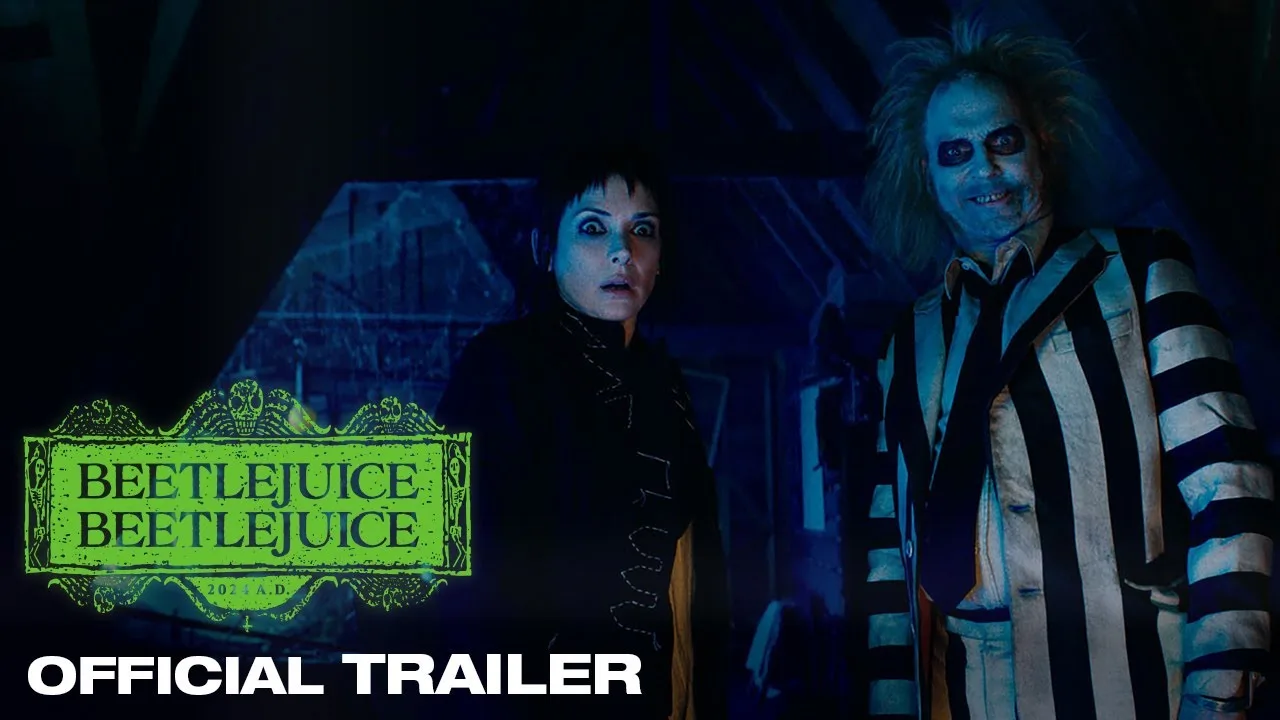 It’s Finally Here! ‘Beetlejuice Beetlejuice’ Trailer Revives Michael Keaton & Co. In  Sequel To Tim Burton’s 1988 OG Classic (Out September.)