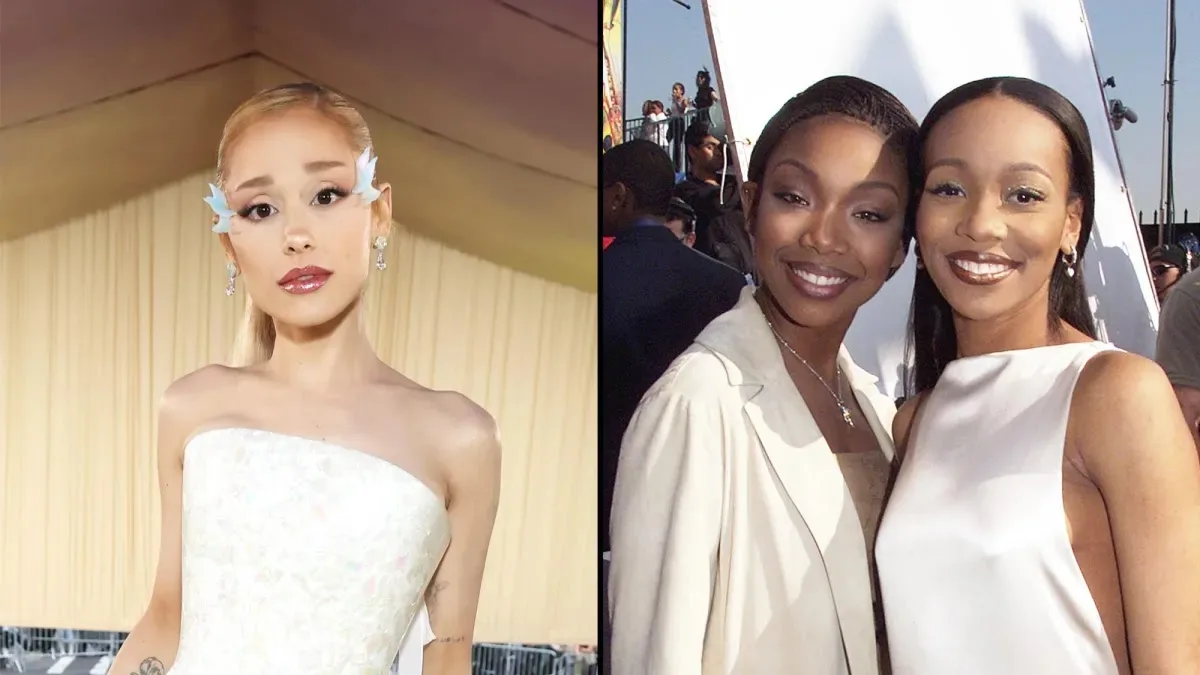 Watch Brandy & Monica Make Surprise Cameos In Ariana Grande’s NEW Music Video Single ‘The Boy Is Mine.’ Feat. Actor Penn Badgley.