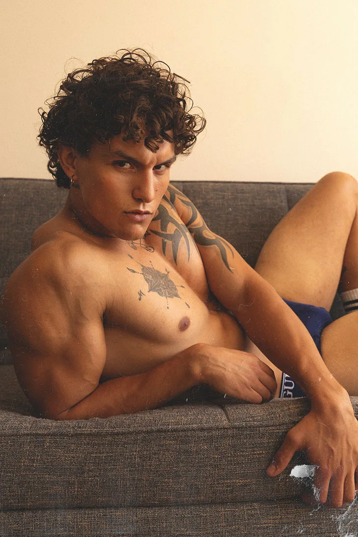Model Ivan Couture photographed by Yeu Sanchez for MMSCENE PORTRAITS.
