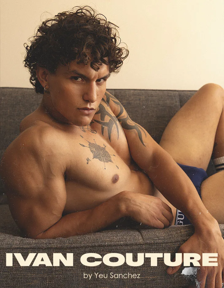Opening portrait of Ivan Couture by Yeu Sanchez for MMSCENE.