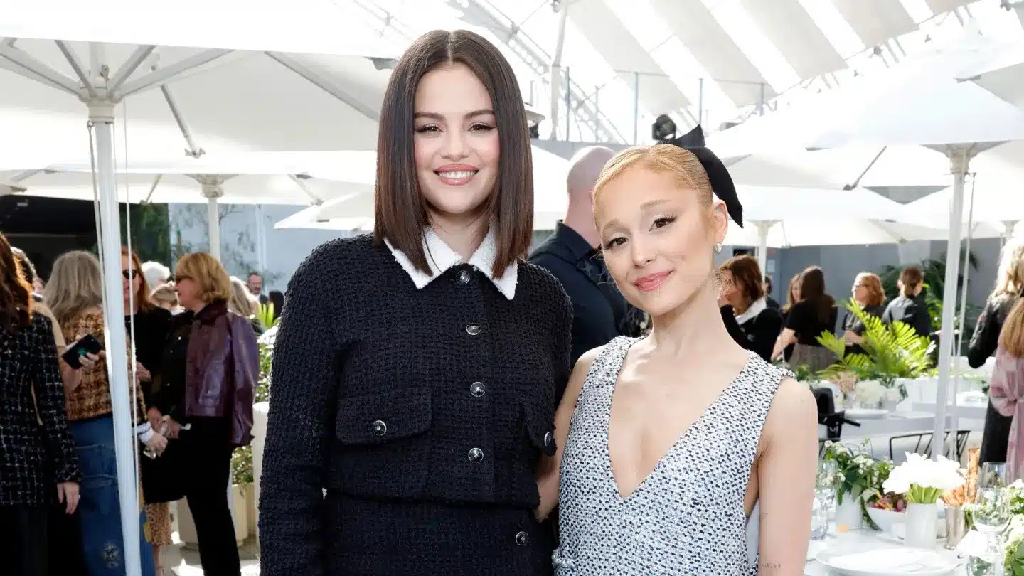 Selena Gomez & Ariana Grande Put Sisterhood On Display At Academy Women’s Lunch With Chanel. Hosted By Pamela Anderson, June Squibb, Awkwafina, Regina King, & More.
