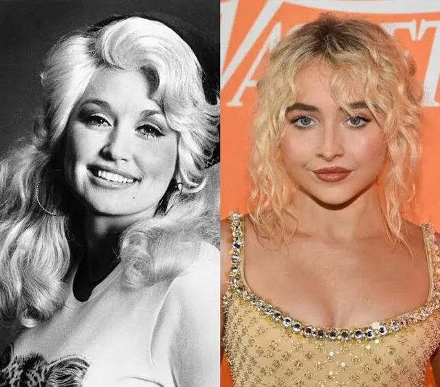 Sabrina Carpenter and Dolly Parton featured with the Short n’ Sweet deluxe announcement