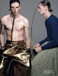 French Fashion Magazine Numéro Homme.