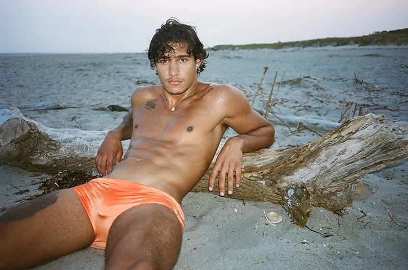 Gabriel Robles posing in a fresh-faced portrait captured by Torian Lewin