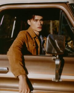 Fresh Faced Model Alex Schlab Struts Polo Ralph Lauren For Mr Porter.