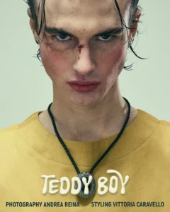 Fresh Faced Model Will Caug In “Teddy Boy”.