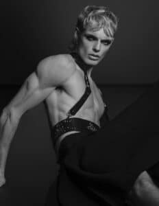Dark Moody Model Calum Hall.