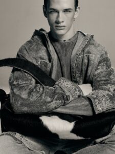 Fresh Faced Model Vincent Kponton.