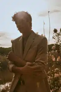 Model Mateo Videla In “Landslide.”