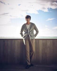 Fresh Faced Model Akbar Shamji For Todd Snyder.