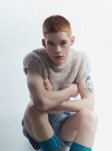 Fresh Faced Model Corentin Marchandet.