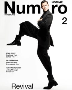 Supermodel Sean O’Pry for the current issue of Numéro Homme Switzerland.