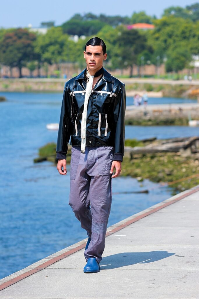 Models showcasing Estelita Mendonça's Spring/Summer 2026 collection on the runway. Models showcasing Estelita Mendonça's Spring/Summer 2026 collection on the runway.