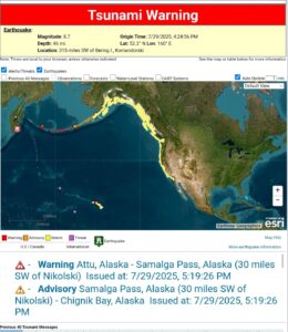 BREAKING: Massive 8.7 Earthquake Strikes Russia, Triggers Tsunami Warnings for U.S. West Coast and Pacific