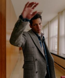 Model Ronald Turner Shines for “INDOCHINO” F/W 2025 Collection.