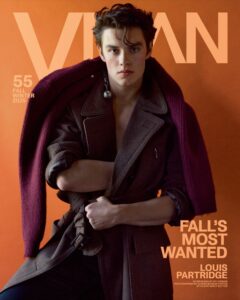 Beautiful Boy, Actor Turned Model Louis Partridge for VMAN F/W 2025 Issue.