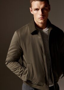 Smoldering Handsome, Finley Prentice Struts Fall Threads From Mango.