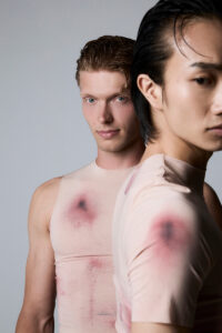 Models Robin Beekers & Yohei Ono Hang Tough & Sensual.