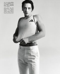 Model Simon Lööf Says “It’s up to me”. A Boy After Our Own Hearts.