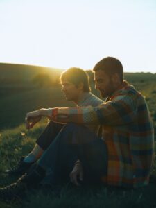 Models George Alsford & Finn Macmillan F/W 2025 Wax London Campaign.