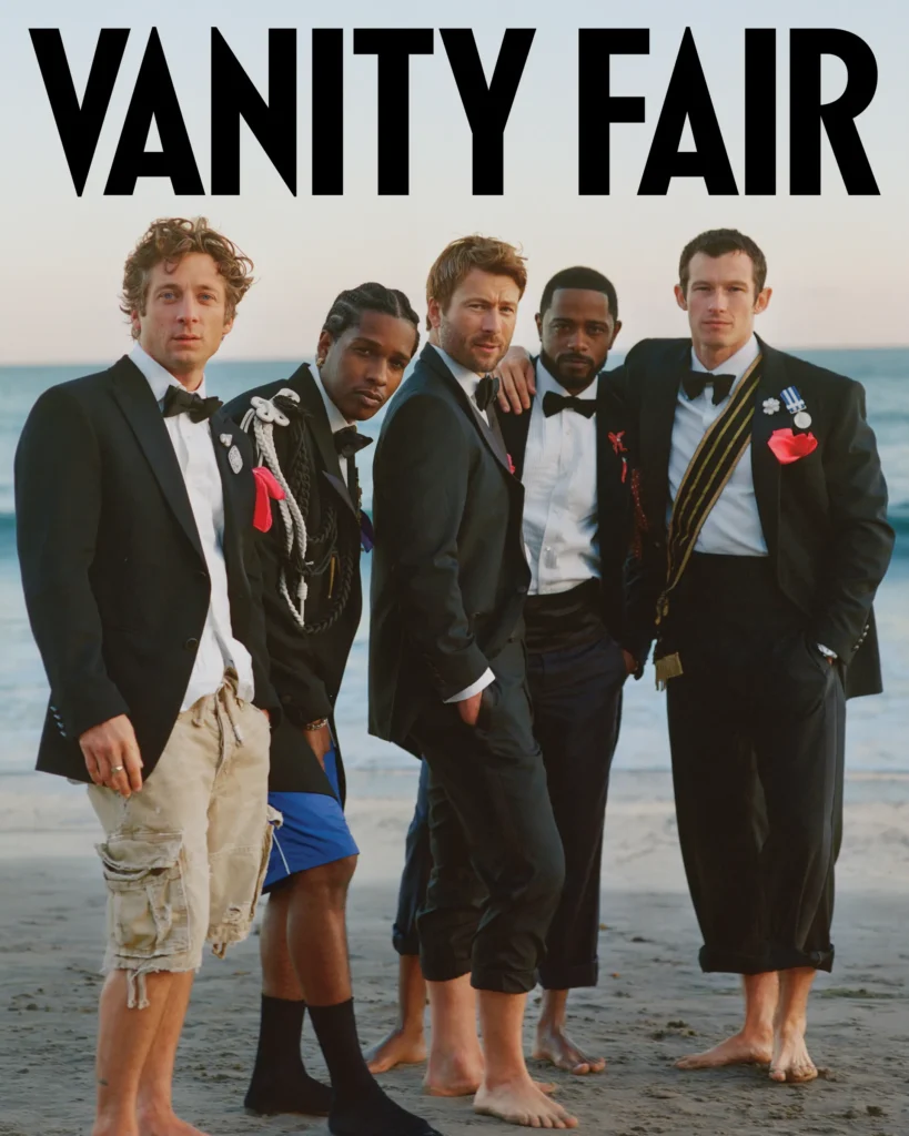 Vanity Fair Hollywood Issue 2025 cover featuring Jeremy Allen White and ensemble cast