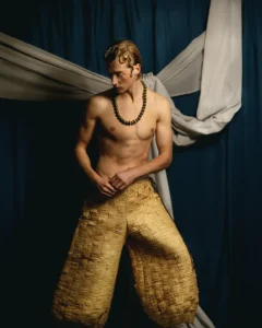 Model Muse Daniel Moreton Is In Constructed Space.