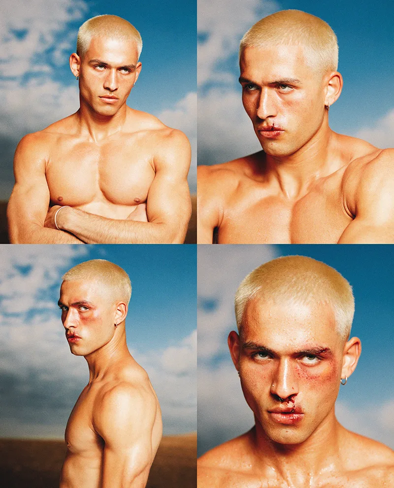 Lucas Sapoznick in Max Jorquera's Toy Soldier editorial for FY Magazine! Online