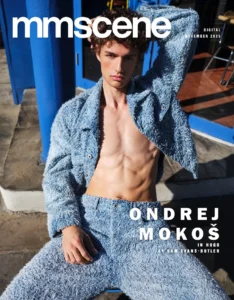 Model Ondrej Mokoš In HUGO F/W 2025 Collection.