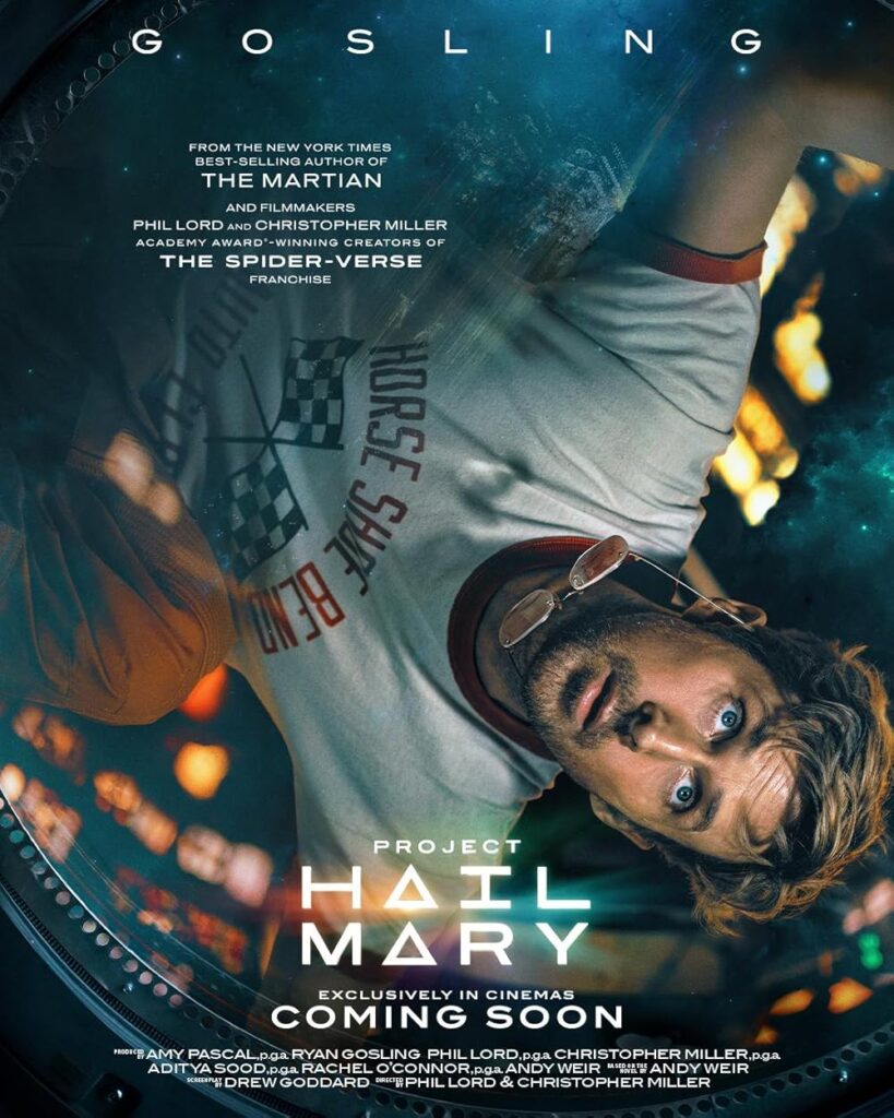 Ryan Gosling in Project Hail Mary trailer, sci-fi film adaptation of Andy Weir’s novel