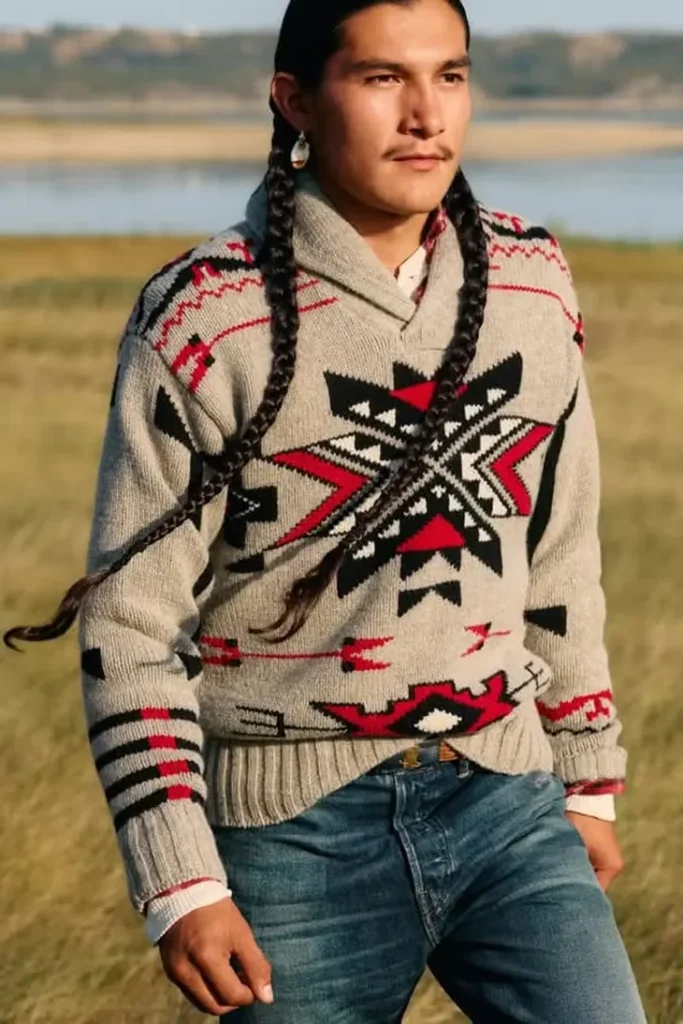 Polo Ralph Lauren x TÓPA capsule showcasing Indigenous-inspired silhouettes