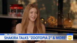 Shakira New Interview Reveals Zootopia Music Vid Shot From 8 p.m. To The Next Day!