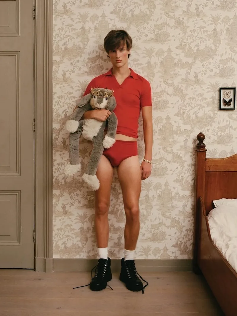 Timo Pan and Miles Driessen in Private Chambers for Schön! Magazine, photographed by Finn Christian Peper