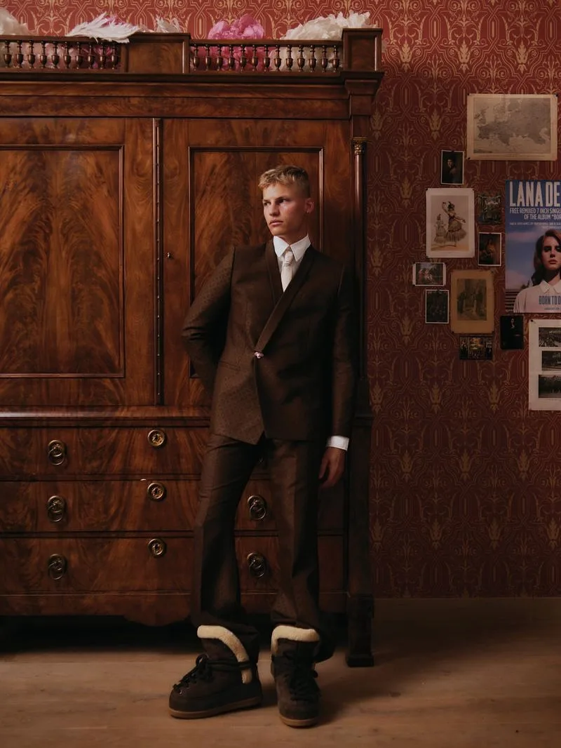 Timo Pan and Miles Driessen in Private Chambers for Schön! Magazine, photographed by Finn Christian Peper