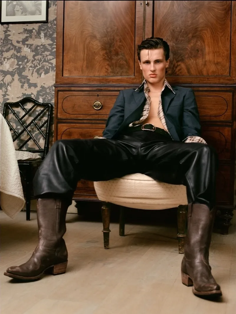 Timo Pan and Miles Driessen in Private Chambers for Schön! Magazine, photographed by Finn Christian Peper