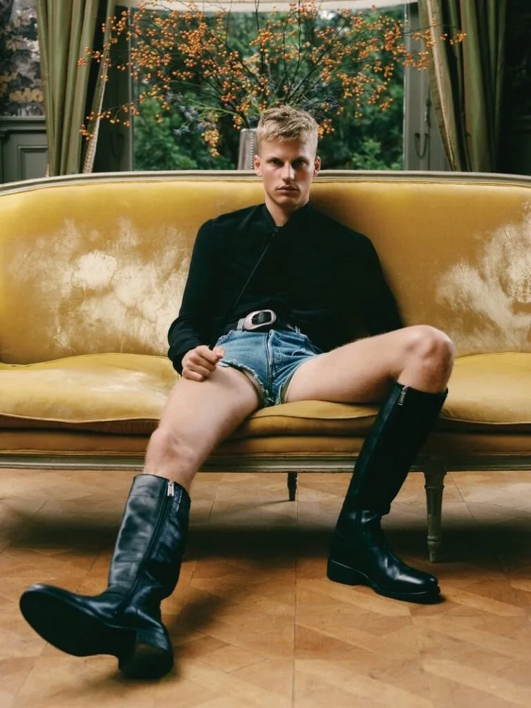 Timo Pan and Miles Driessen in Private Chambers for Schön! Magazine, photographed by Finn Christian Peper