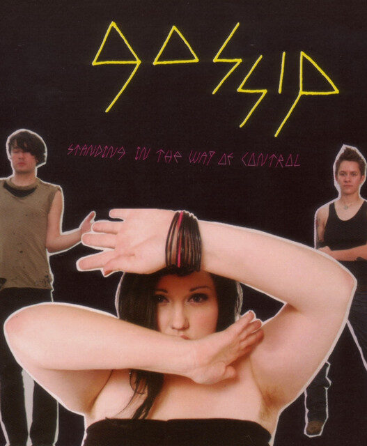 Gossip band members Beth Ditto, Brace Paine, and Hannah Blilie during Standing in the Way of Control era