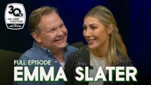 Andy Richter & Emma Slater Revisit DWTS Run on The Three Questions Pod