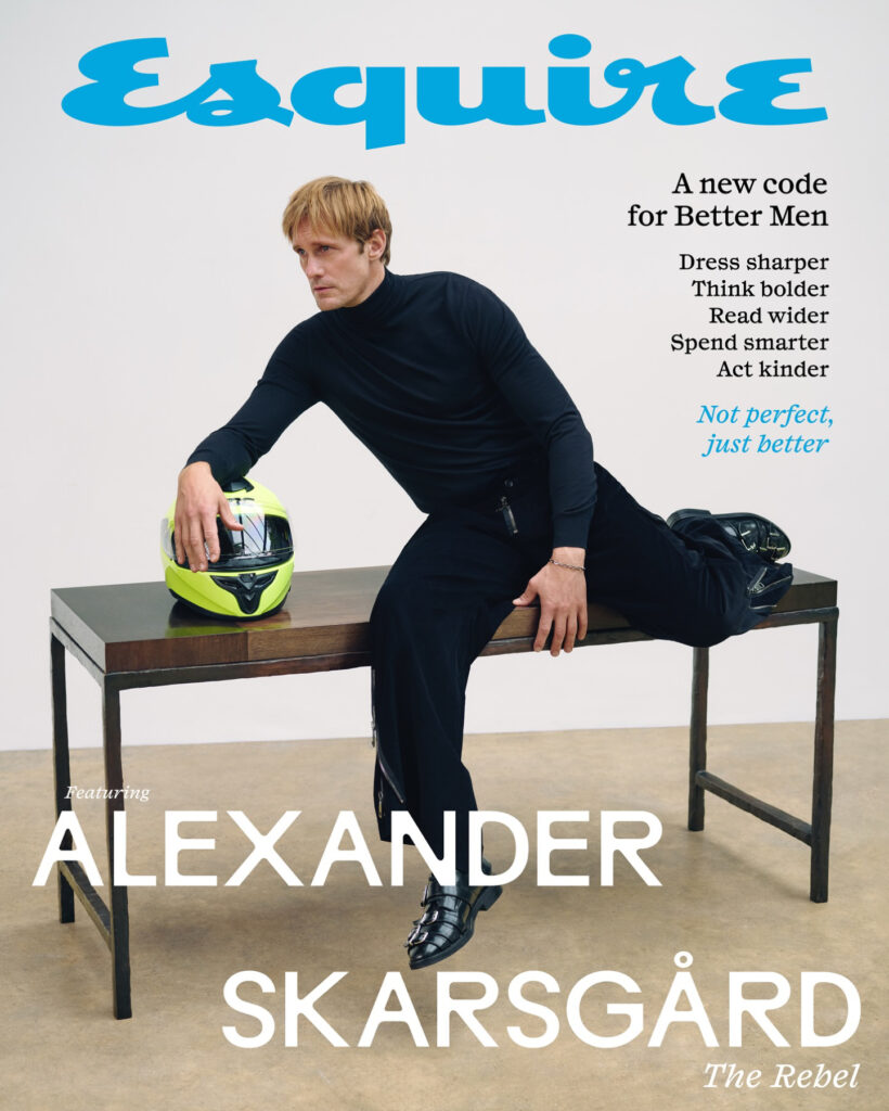 Alexander Skarsgård photographed by Ben Parks for Esquire UK cover